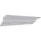 Ekena Millwork 5"H x 7 1/2"P x 9 3/8"F x 94 1/2"L Niobe Smooth Crown Moulding MLD05X07X09NI - alternate 4